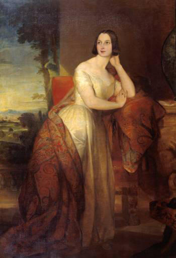 WikiOO.org - Encyclopedia of Fine Arts - Maľba, Artwork George Frederic Watts - Augusta, Lady Castletown