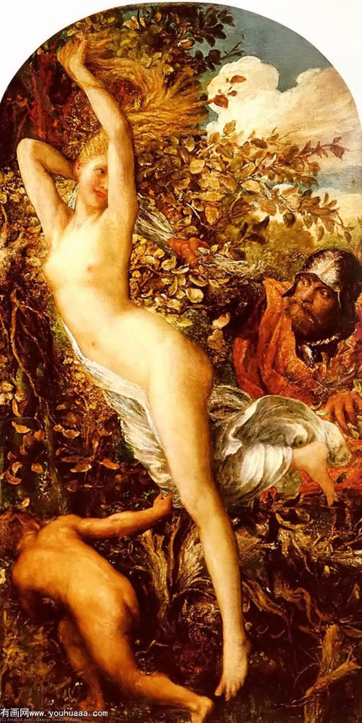Wikioo.org - The Encyclopedia of Fine Arts - Painting, Artwork by George Frederic Watts - Fata Morgana