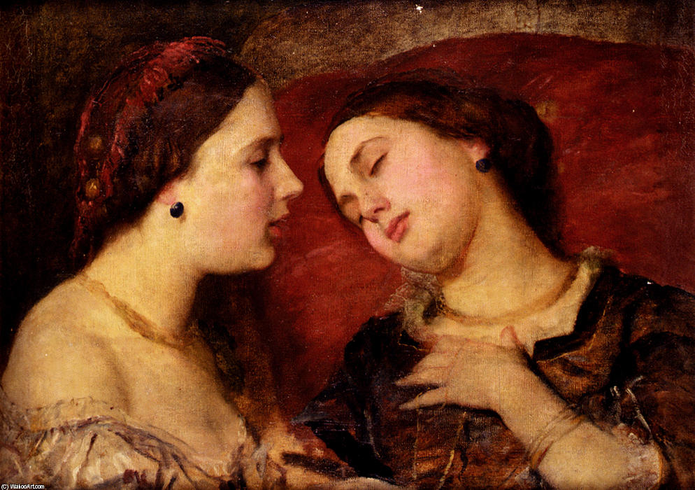 Wikioo.org - The Encyclopedia of Fine Arts - Painting, Artwork by George Frederic Watts - Miss Georgina Treherne
