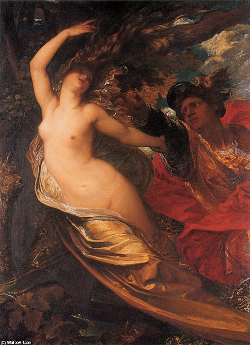 Wikioo.org - The Encyclopedia of Fine Arts - Painting, Artwork by George Frederic Watts - Orlando Pursuing the Fata Morgana