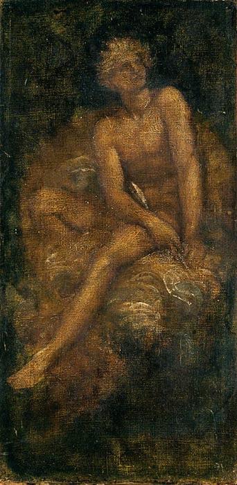 Wikioo.org - The Encyclopedia of Fine Arts - Painting, Artwork by George Frederic Watts - Study for 'Hyperion'