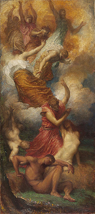 Wikioo.org - Encyklopedia Sztuk Pięknych - Malarstwo, Grafika George Frederic Watts - The Creation of Eve