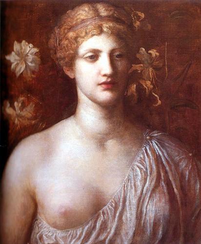 Wikioo.org - The Encyclopedia of Fine Arts - Painting, Artwork by George Frederic Watts - The Wife of Pygmalion