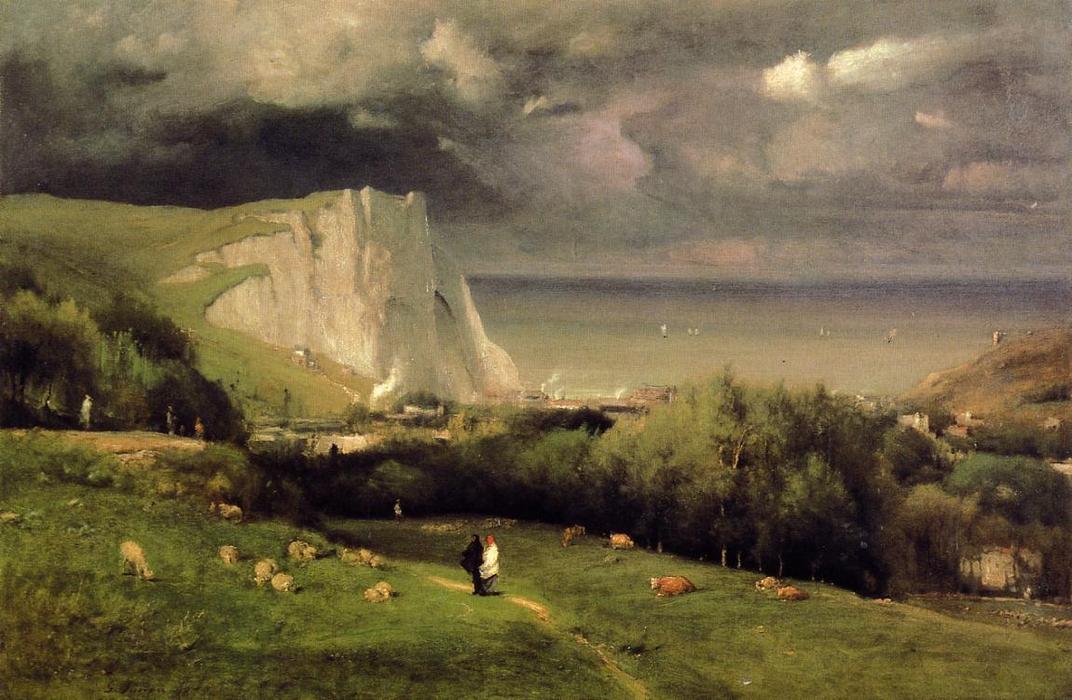Wikioo.org - The Encyclopedia of Fine Arts - Painting, Artwork by George Inness - Etretat