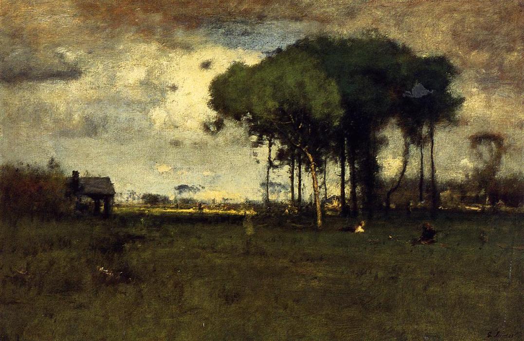 Wikioo.org - The Encyclopedia of Fine Arts - Painting, Artwork by George Inness - Georgia Pines - Afternoon