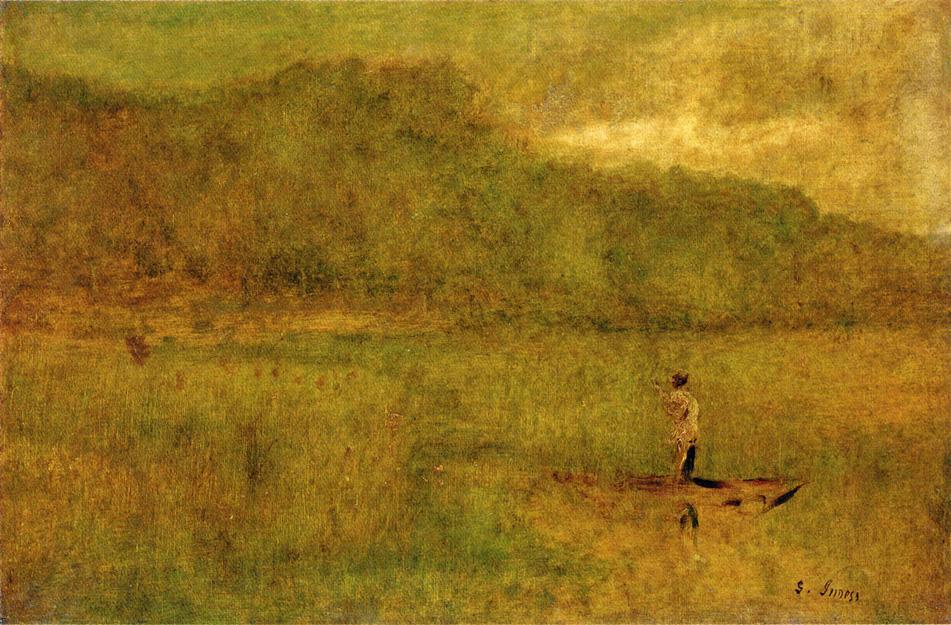Wikioo.org - The Encyclopedia of Fine Arts - Painting, Artwork by George Inness - Green Marshes