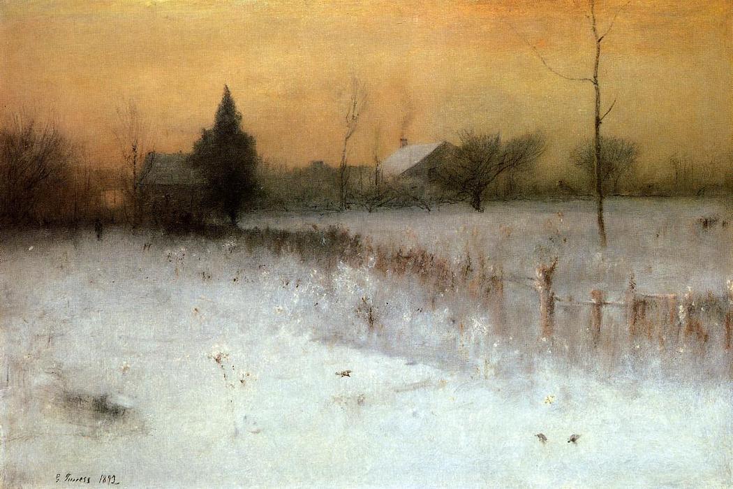 Wikioo.org - The Encyclopedia of Fine Arts - Painting, Artwork by George Inness - Home at Montclair