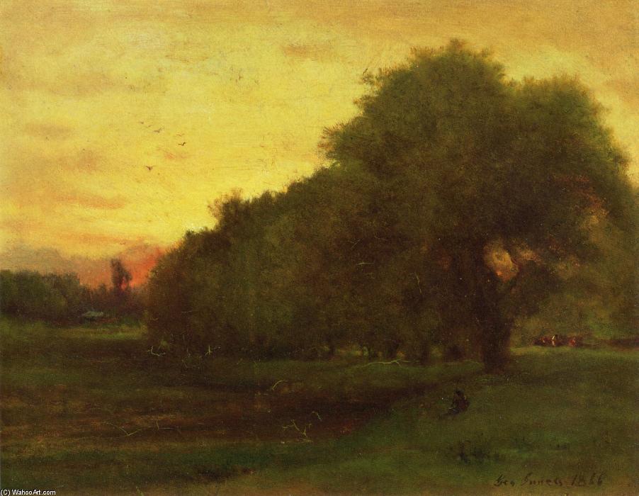 Wikioo.org - The Encyclopedia of Fine Arts - Painting, Artwork by George Inness - Landscape