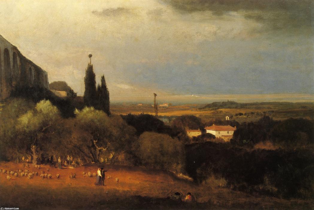 Wikioo.org - The Encyclopedia of Fine Arts - Painting, Artwork by George Inness - Perugia and the Valley