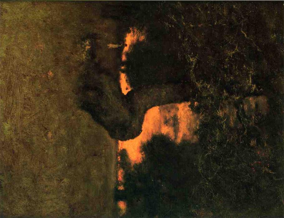 WikiOO.org - Encyclopedia of Fine Arts - Maľba, Artwork George Inness - Sundown 1