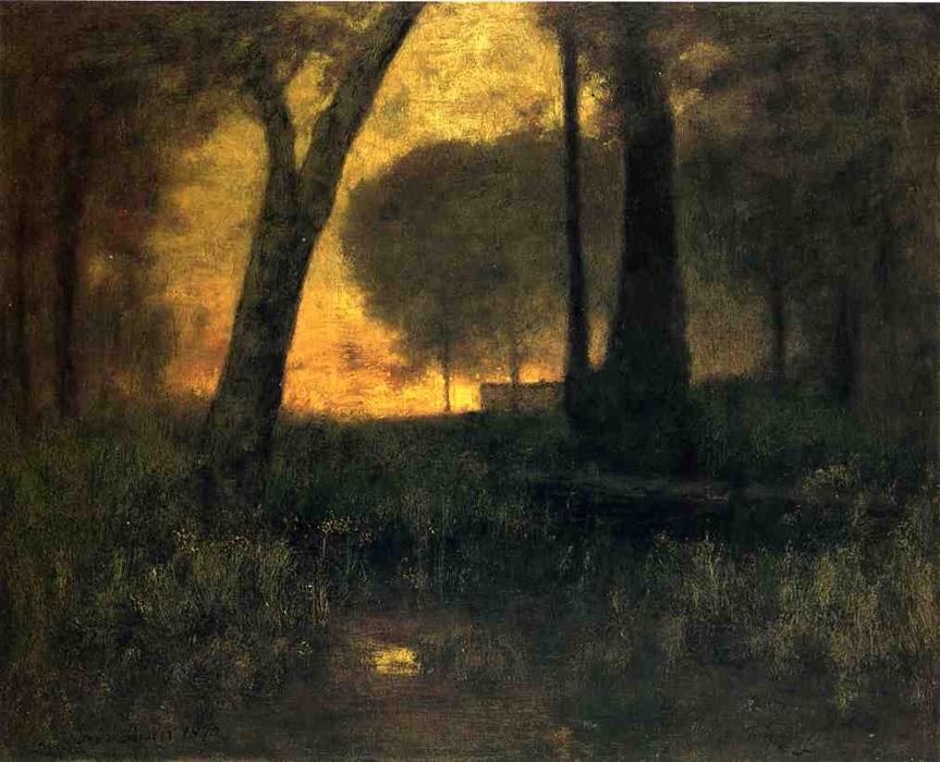 Wikioo.org - The Encyclopedia of Fine Arts - Painting, Artwork by George Inness - The Brook