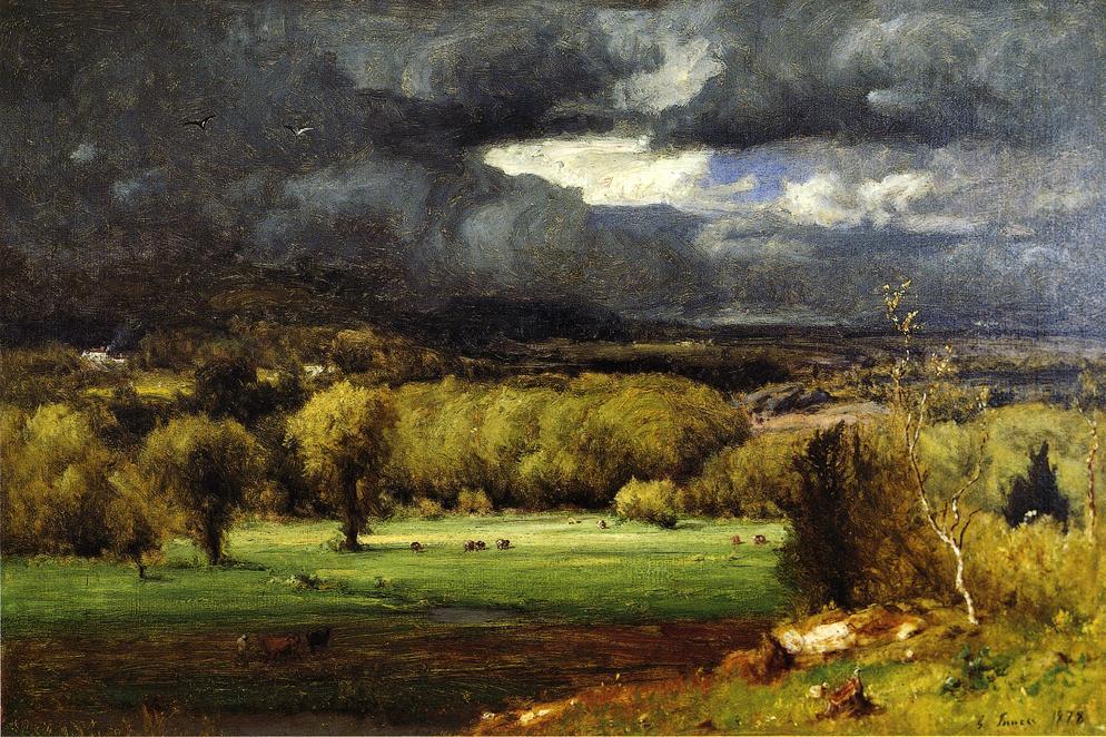 Wikioo.org - The Encyclopedia of Fine Arts - Painting, Artwork by George Inness - The Coming Storm