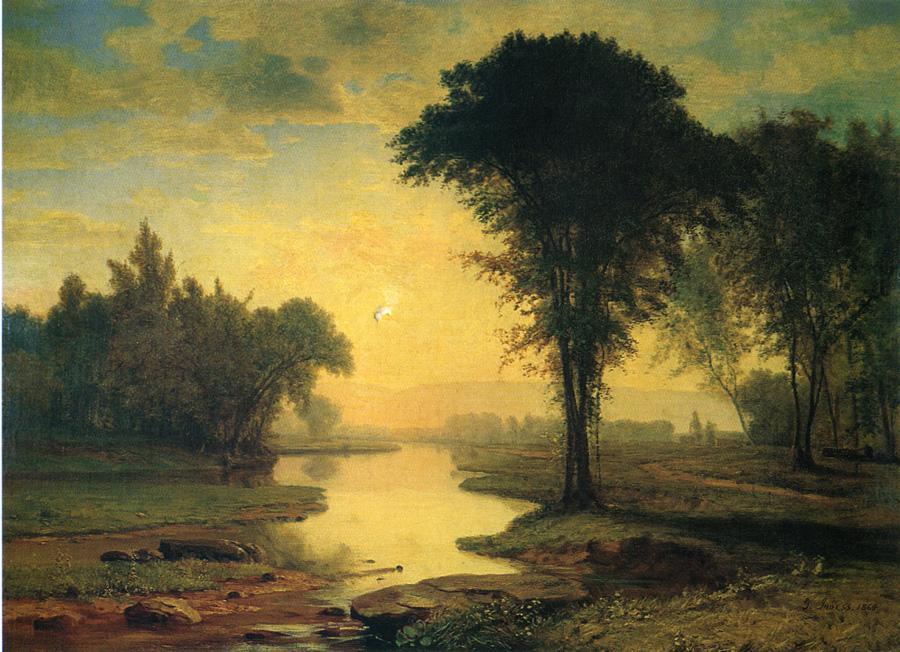 Wikioo.org - The Encyclopedia of Fine Arts - Painting, Artwork by George Inness - The Elm