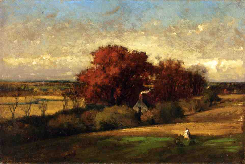 WikiOO.org - Enciclopedia of Fine Arts - Pictura, lucrări de artă George Inness - The Old Oak