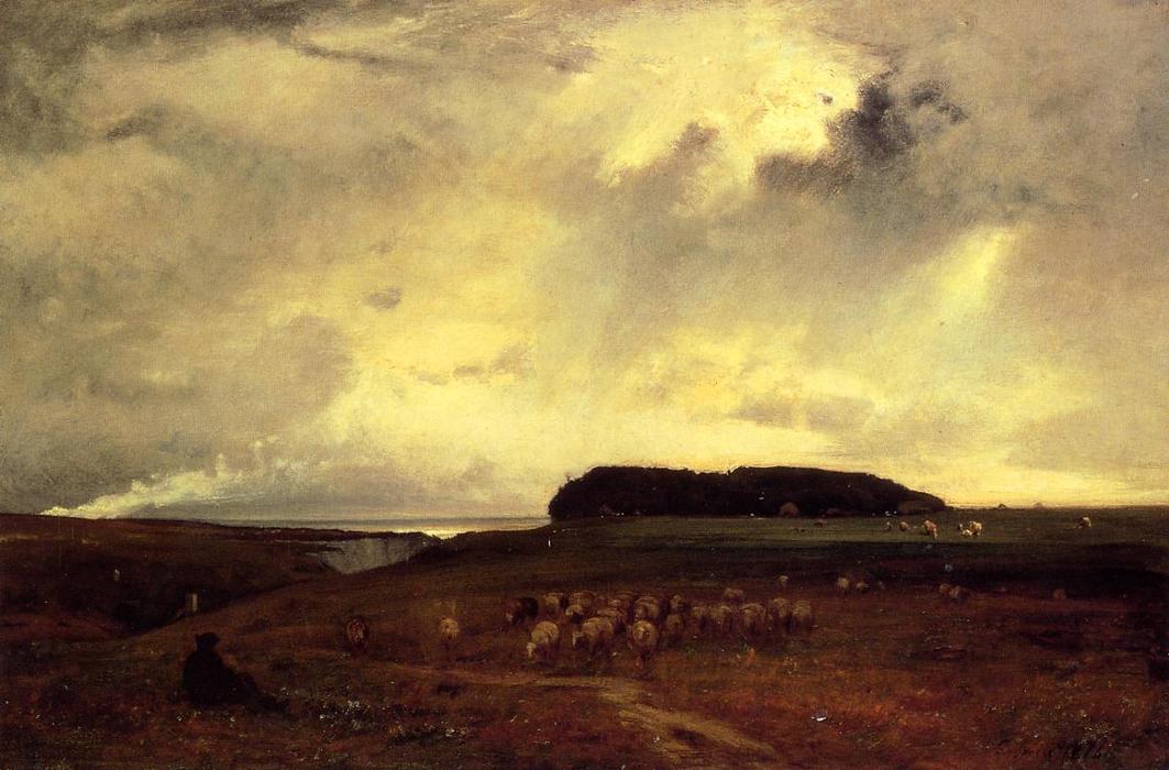 Wikioo.org - The Encyclopedia of Fine Arts - Painting, Artwork by George Inness - The Storm 1
