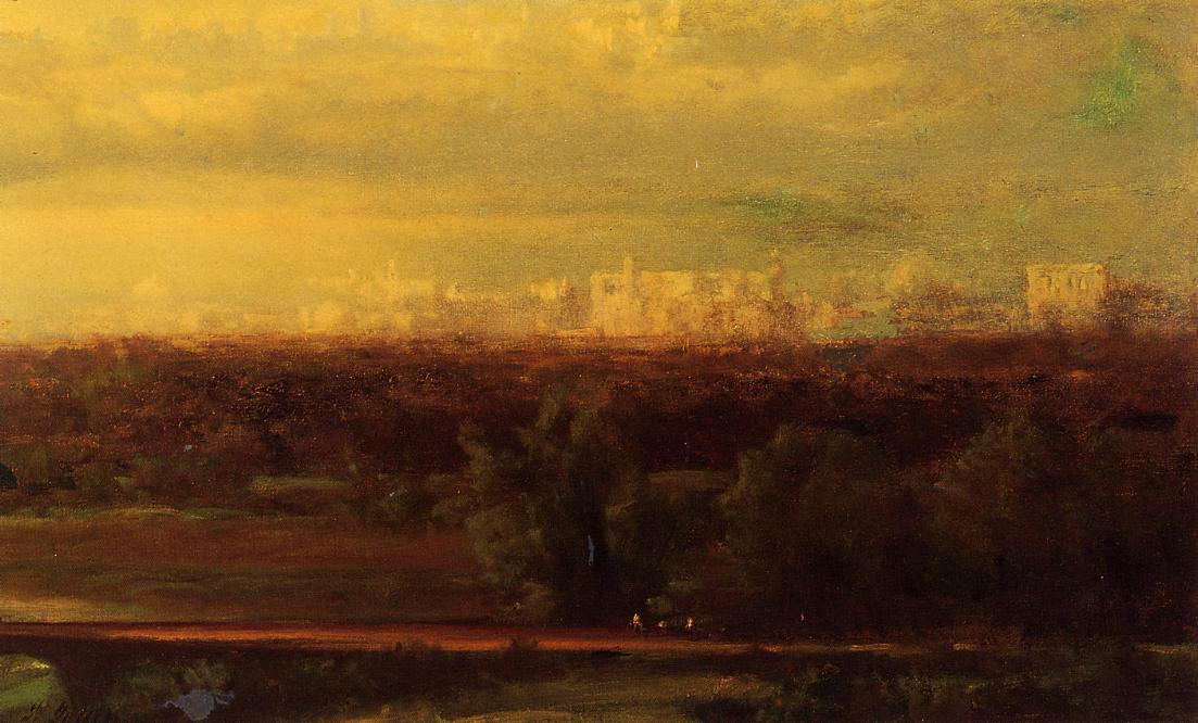 WikiOO.org - Енциклопедия за изящни изкуства - Живопис, Произведения на изкуството George Inness - Visionary Landscape