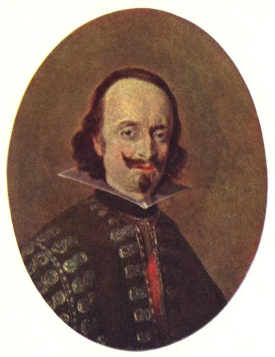 WikiOO.org - 백과 사전 - 회화, 삽화 Gerard Ter Borch - Portret van Don Caspar de Bracamonte y Guzman