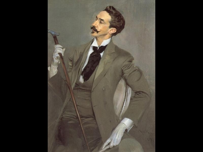 Wikioo.org - The Encyclopedia of Fine Arts - Painting, Artwork by Giovanni Boldini - Count Robert de Montesquiou