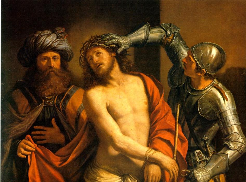 WikiOO.org - Encyclopedia of Fine Arts - Målning, konstverk Guercino (Barbieri, Giovanni Francesco) - Ecce Homo