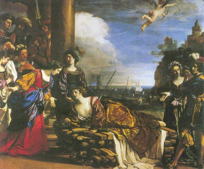 WikiOO.org – 美術百科全書 - 繪畫，作品 Guercino (Barbieri, Giovanni Francesco) - 莫提迪Didone