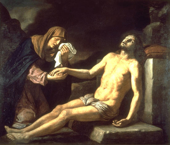 Wikioo.org – L'Encyclopédie des Beaux Arts - Peinture, Oeuvre de Guercino (Barbieri, Giovanni Francesco) - Pieta