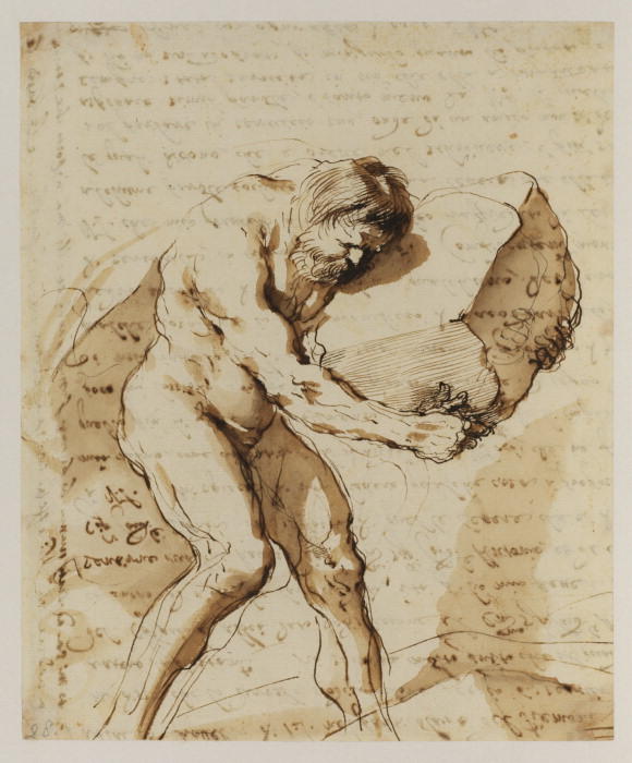 Wikioo.org - สารานุกรมวิจิตรศิลป์ - จิตรกรรม Guercino (Barbieri, Giovanni Francesco) - Sisyphus