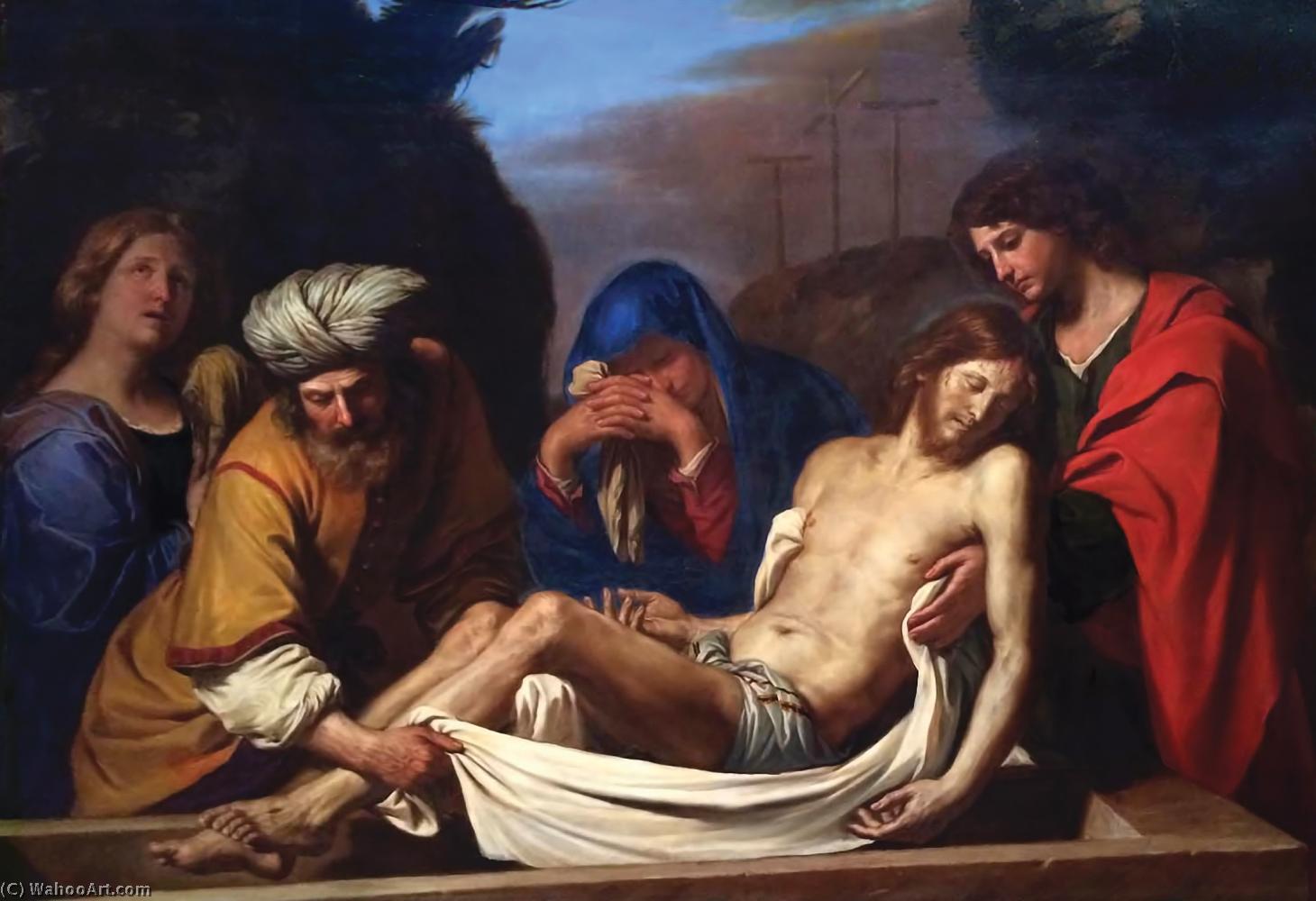 WikiOO.org - Güzel Sanatlar Ansiklopedisi - Resim, Resimler Guercino (Barbieri, Giovanni Francesco) - The Entombment of Christ