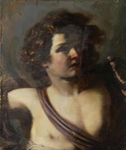 Wikioo.org - Die Enzyklopädie bildender Kunst - Malerei, Kunstwerk von Guercino (Barbieri, Giovanni Francesco) - jung junge