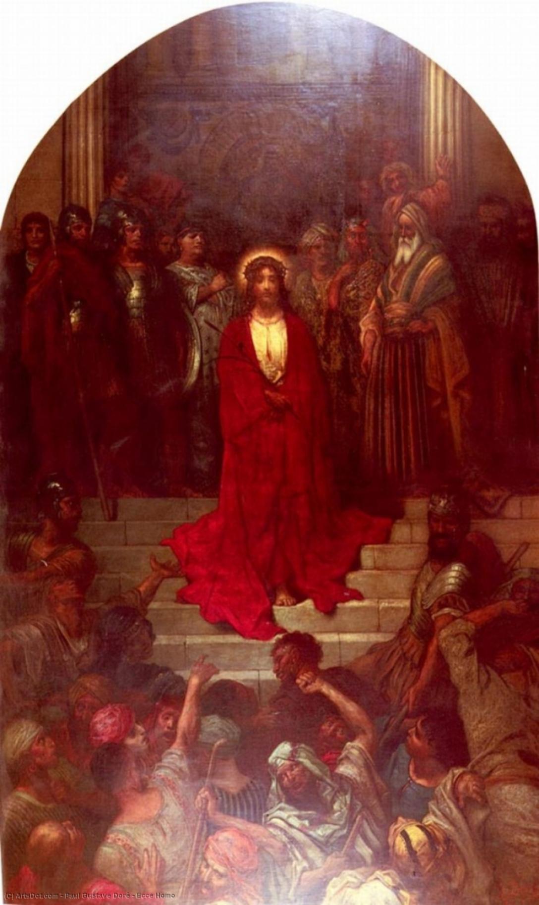 WikiOO.org - Enciclopedia of Fine Arts - Pictura, lucrări de artă Paul Gustave Doré - Ecce Homo