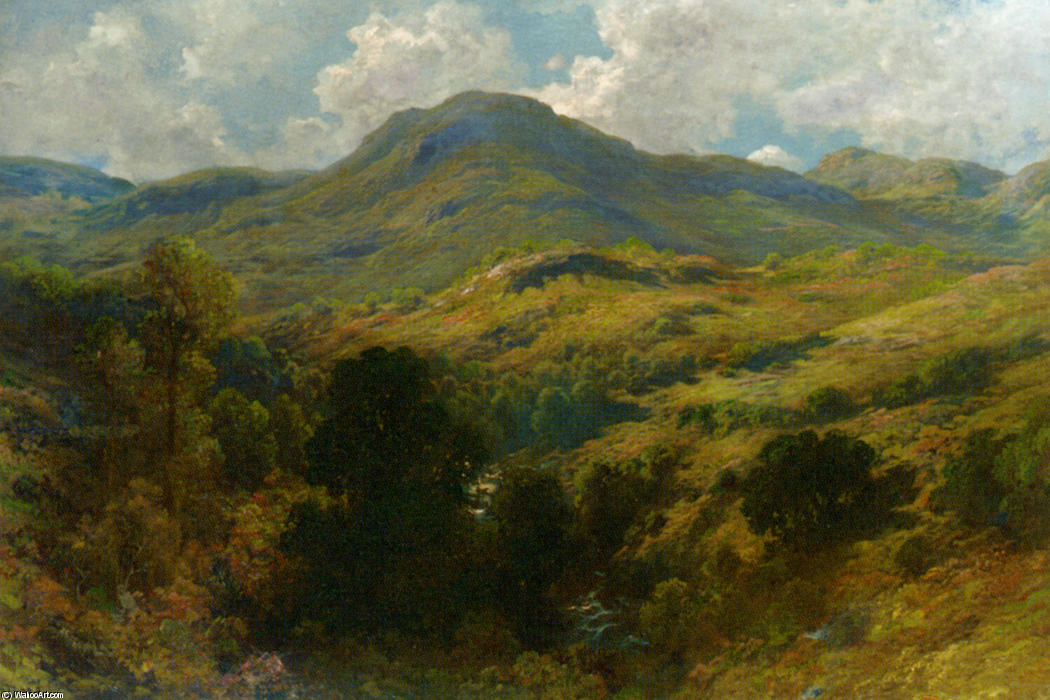 Wikioo.org - The Encyclopedia of Fine Arts - Painting, Artwork by Paul Gustave Doré - Montagne dEcosse