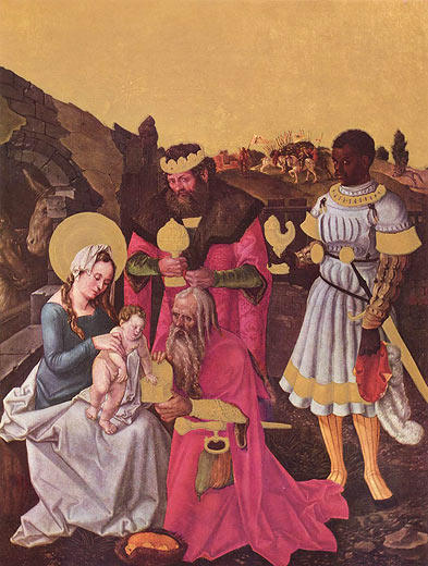 WikiOO.org - Encyclopedia of Fine Arts - Målning, konstverk Hans Baldung - Adoration of the Kings