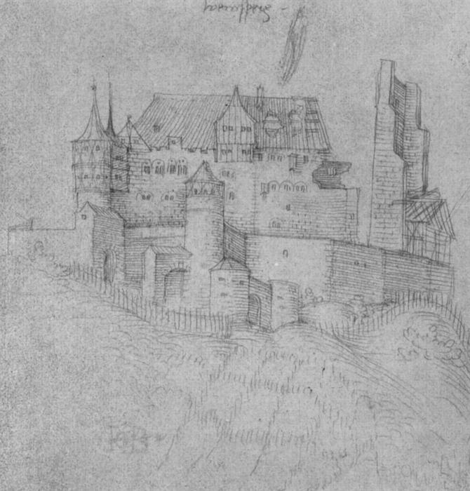 WikiOO.org - Εγκυκλοπαίδεια Καλών Τεχνών - Ζωγραφική, έργα τέχνης Hans Baldung - Castle Weinsberg in 1515