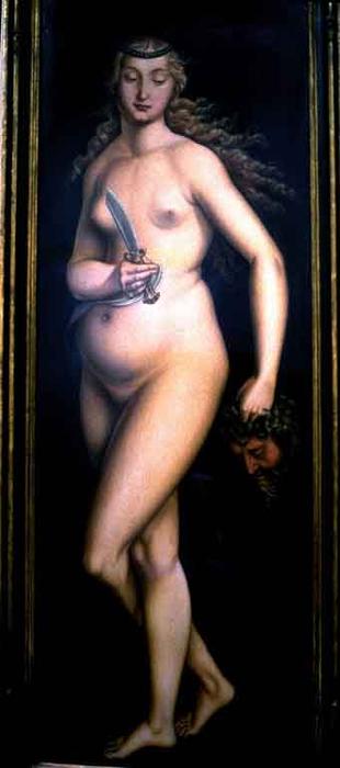 WikiOO.org - Encyclopedia of Fine Arts - Maalaus, taideteos Hans Baldung - Judith with the head of Holofernes