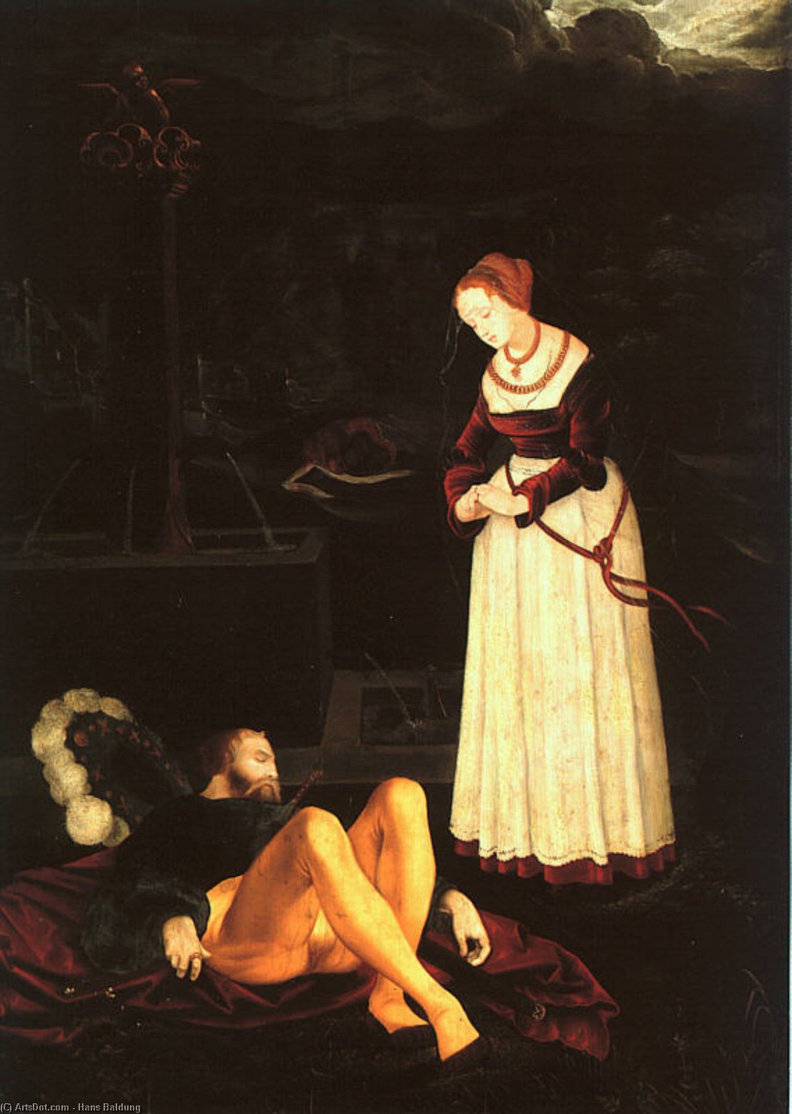 Wikioo.org - The Encyclopedia of Fine Arts - Painting, Artwork by Hans Baldung - Pyramus and Thisbe