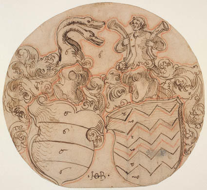WikiOO.org - Encyclopedia of Fine Arts - Maalaus, taideteos Hans Baldung - The arms of alliance of the Thumb von Neuburg and Von Bubenhofen families