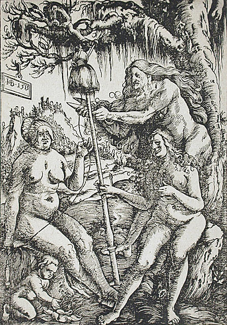 Wikioo.org - The Encyclopedia of Fine Arts - Painting, Artwork by Hans Baldung - The Three Fates
