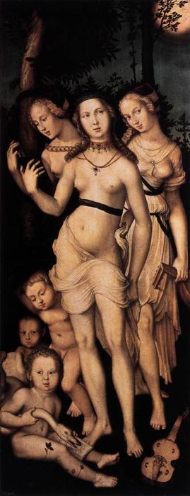 WikiOO.org - Encyclopedia of Fine Arts - Maľba, Artwork Hans Baldung - The Three Graces