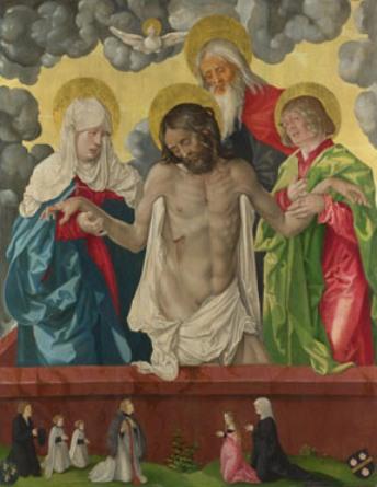 Wikioo.org - Bách khoa toàn thư về mỹ thuật - Vẽ tranh, Tác phẩm nghệ thuật Hans Baldung - The Trinity and Mystic Pietà
