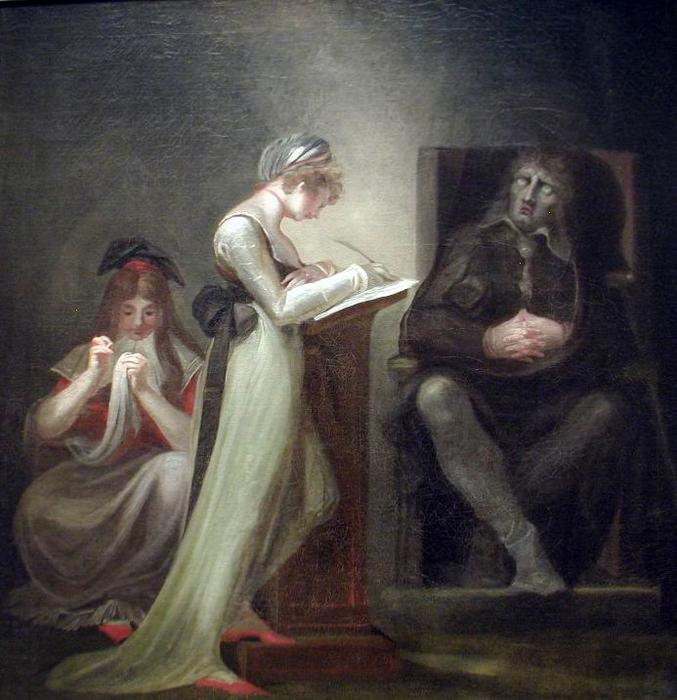 Wikioo.org - The Encyclopedia of Fine Arts - Painting, Artwork by Henry Fuseli (Johann Heinrich Füssli) - Blind Milton