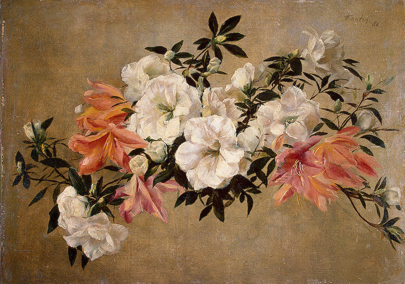 Wikioo.org - The Encyclopedia of Fine Arts - Painting, Artwork by Henri Fantin Latour - Petunias