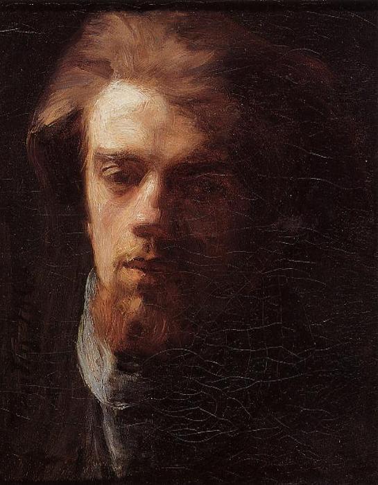 Wikioo.org - The Encyclopedia of Fine Arts - Painting, Artwork by Henri Fantin Latour - Self Portrait 2