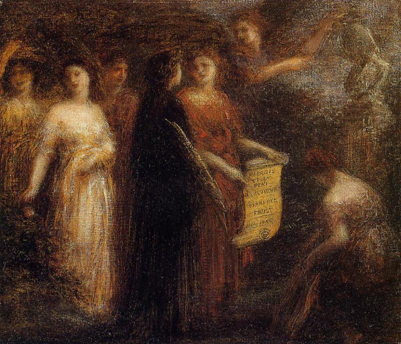 WikiOO.org - אנציקלופדיה לאמנויות יפות - ציור, יצירות אמנות Henri Fantin Latour - To Robert Schumann