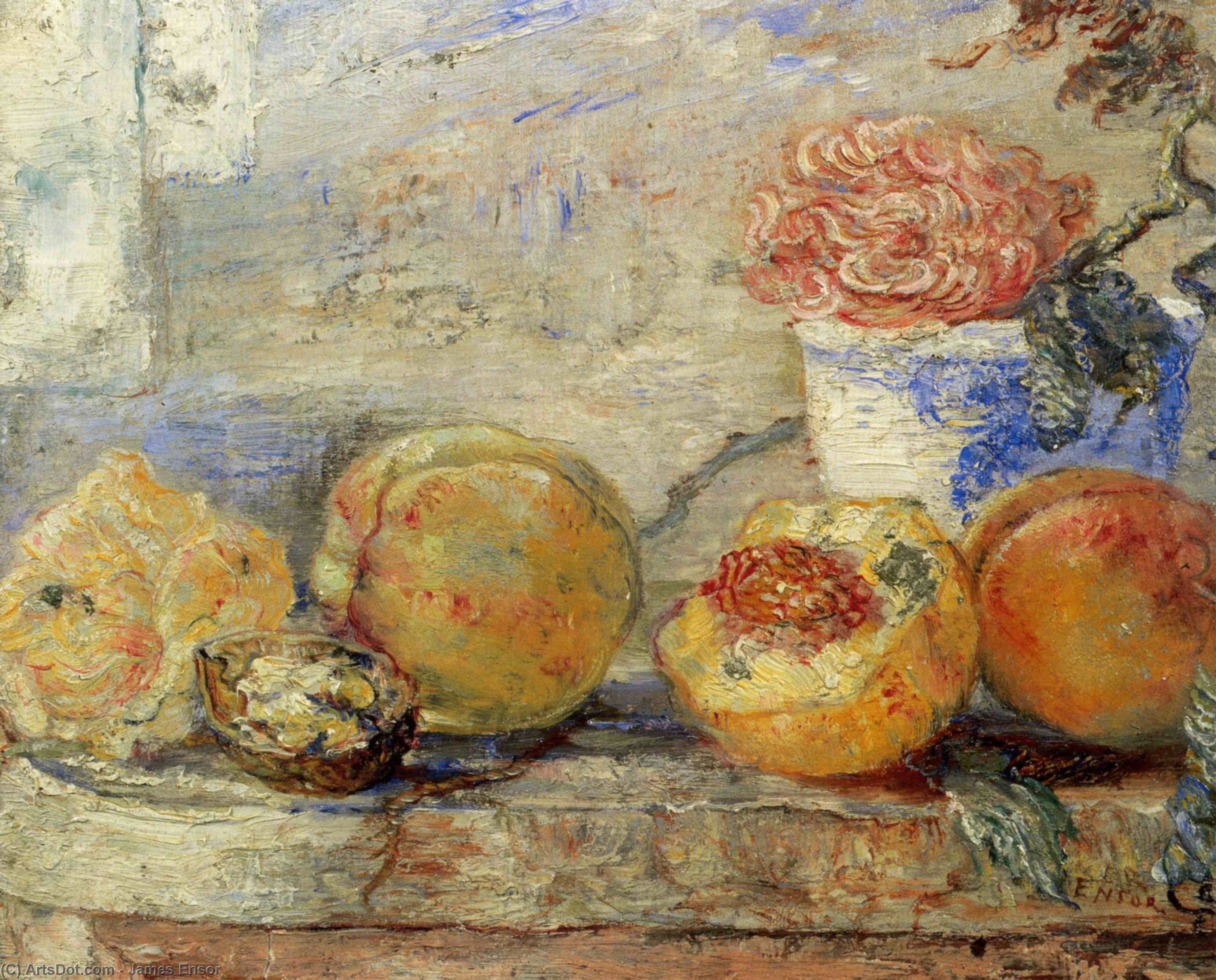 Wikioo.org - The Encyclopedia of Fine Arts - Painting, Artwork by James Ensor - Les Peches