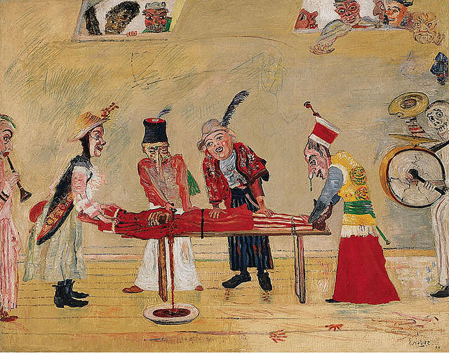 WikiOO.org - Encyclopedia of Fine Arts - Malba, Artwork James Ensor - The Assassination
