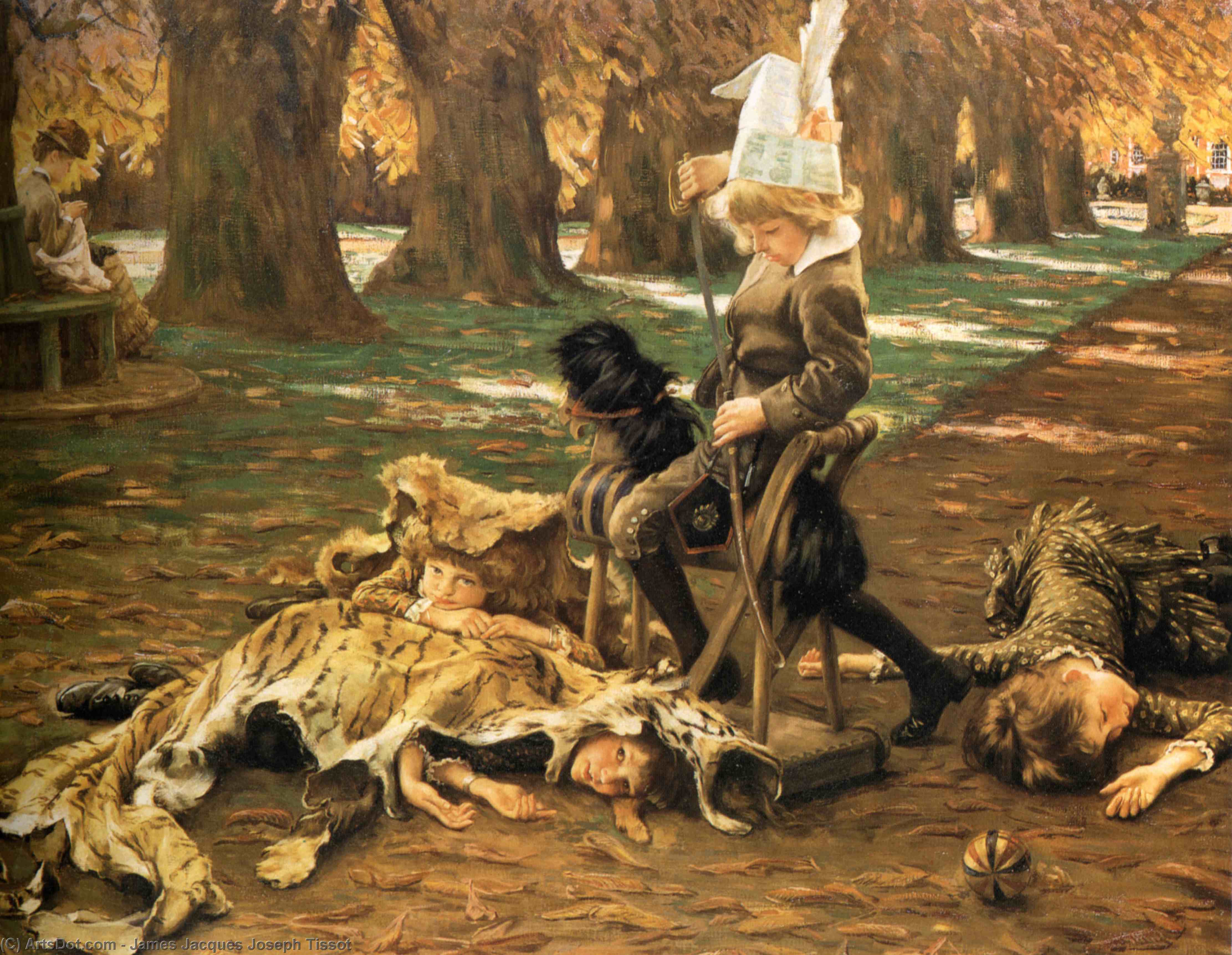 Wikioo.org - The Encyclopedia of Fine Arts - Painting, Artwork by James Jacques Joseph Tissot - A Little Nimrod
