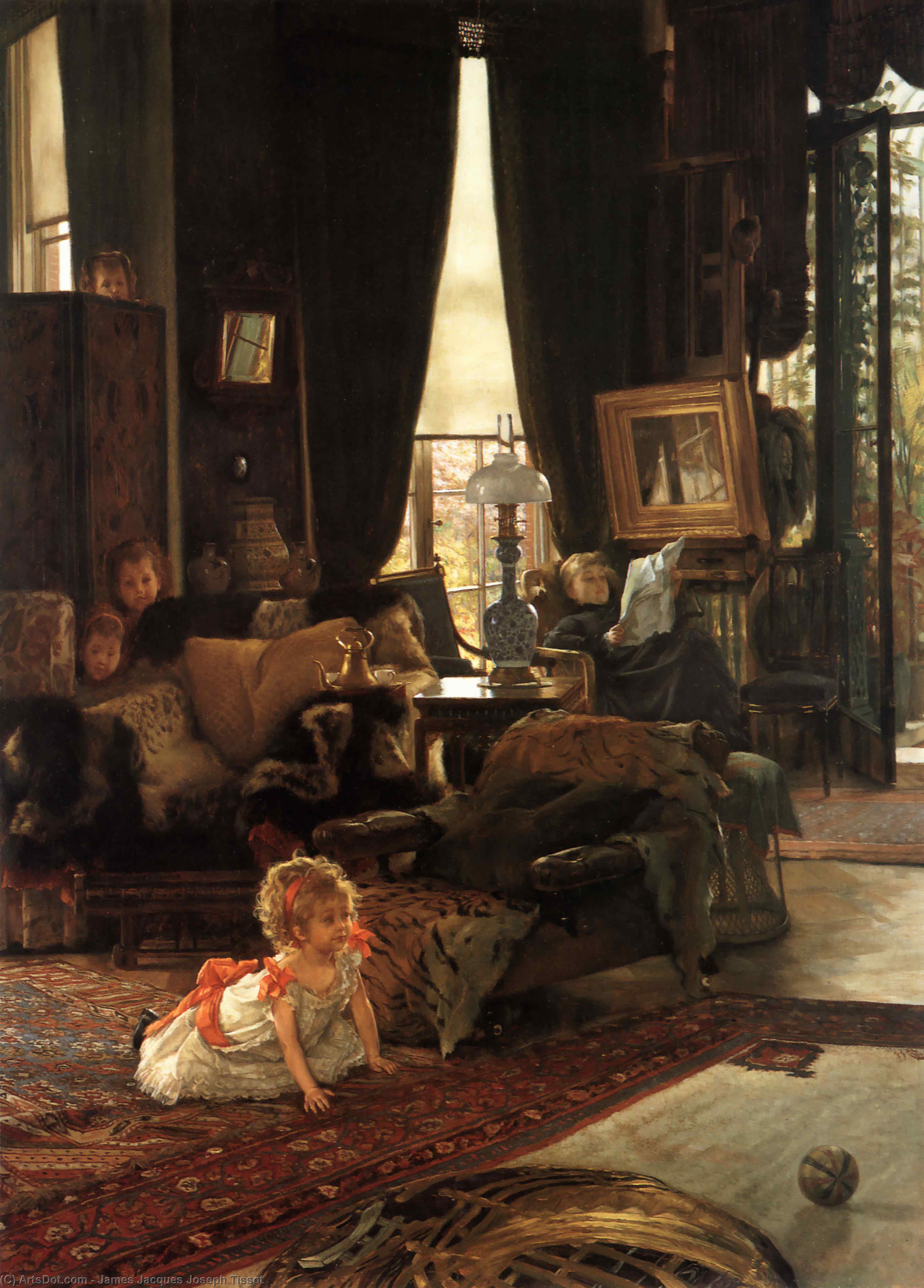 Wikioo.org - The Encyclopedia of Fine Arts - Painting, Artwork by James Jacques Joseph Tissot - Hide and Seek