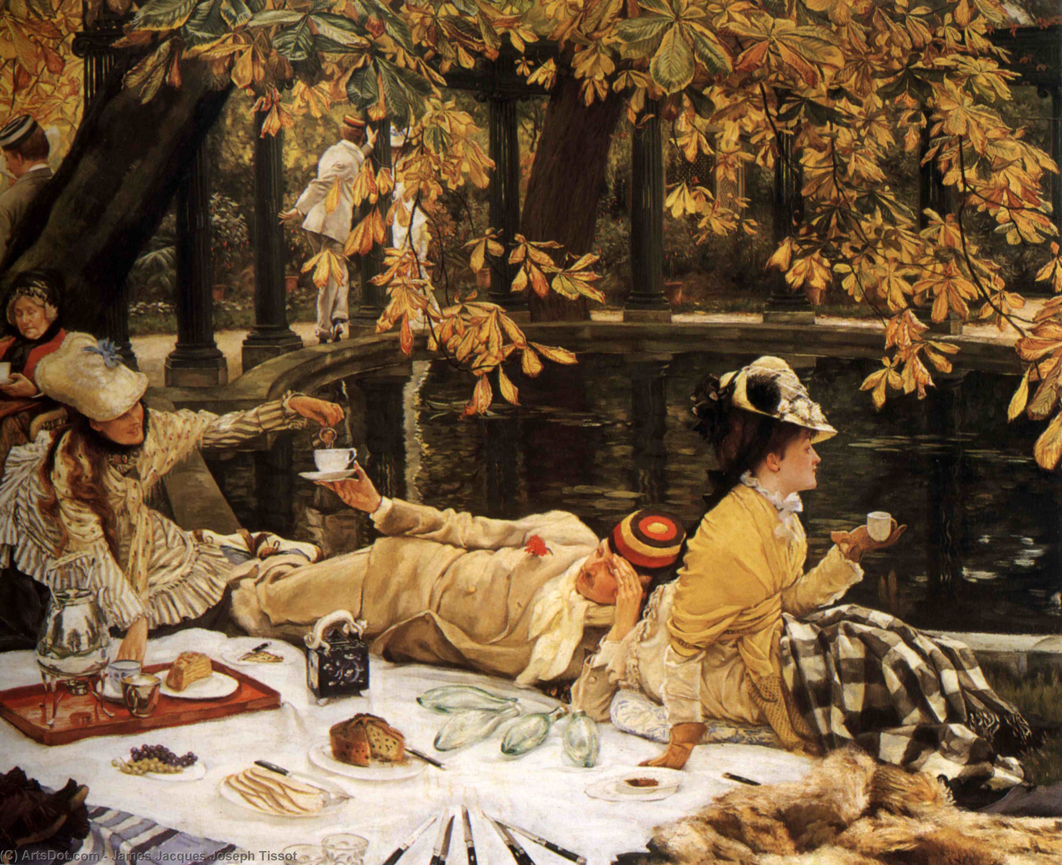 WikiOO.org - Encyclopedia of Fine Arts - Lukisan, Artwork James Jacques Joseph Tissot - Holyday