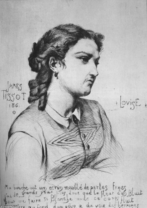 WikiOO.org - Енциклопедия за изящни изкуства - Живопис, Произведения на изкуството James Jacques Joseph Tissot - Louise