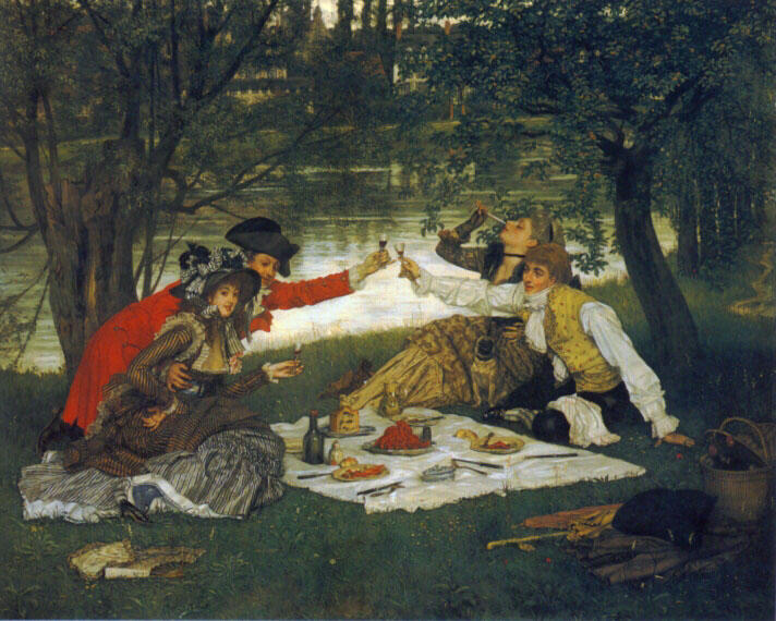 WikiOO.org - Encyclopedia of Fine Arts - Lukisan, Artwork James Jacques Joseph Tissot - Partie Carree