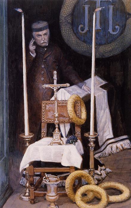Wikioo.org - Die Enzyklopädie bildender Kunst - Malerei, Kunstwerk von James Jacques Joseph Tissot - Portrait des Pilgrim